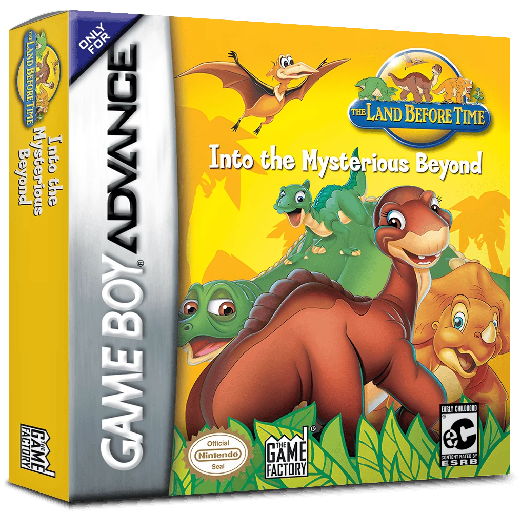 Land Before Time Into the Mysterious Beyond box art