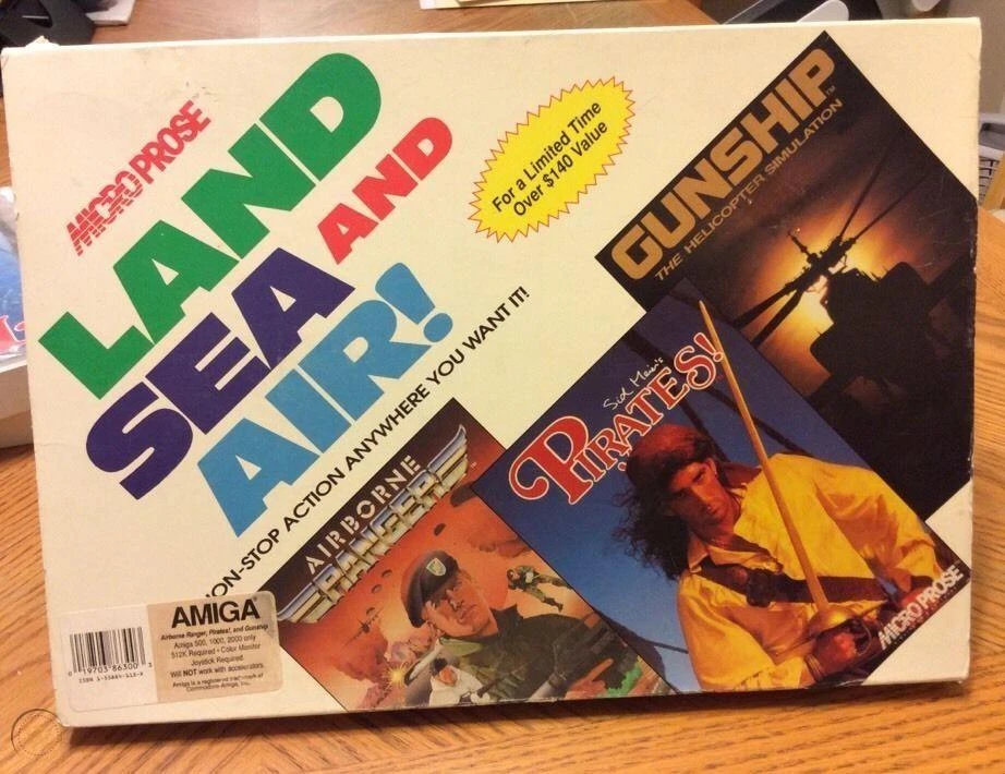 Land Sea and Air box art