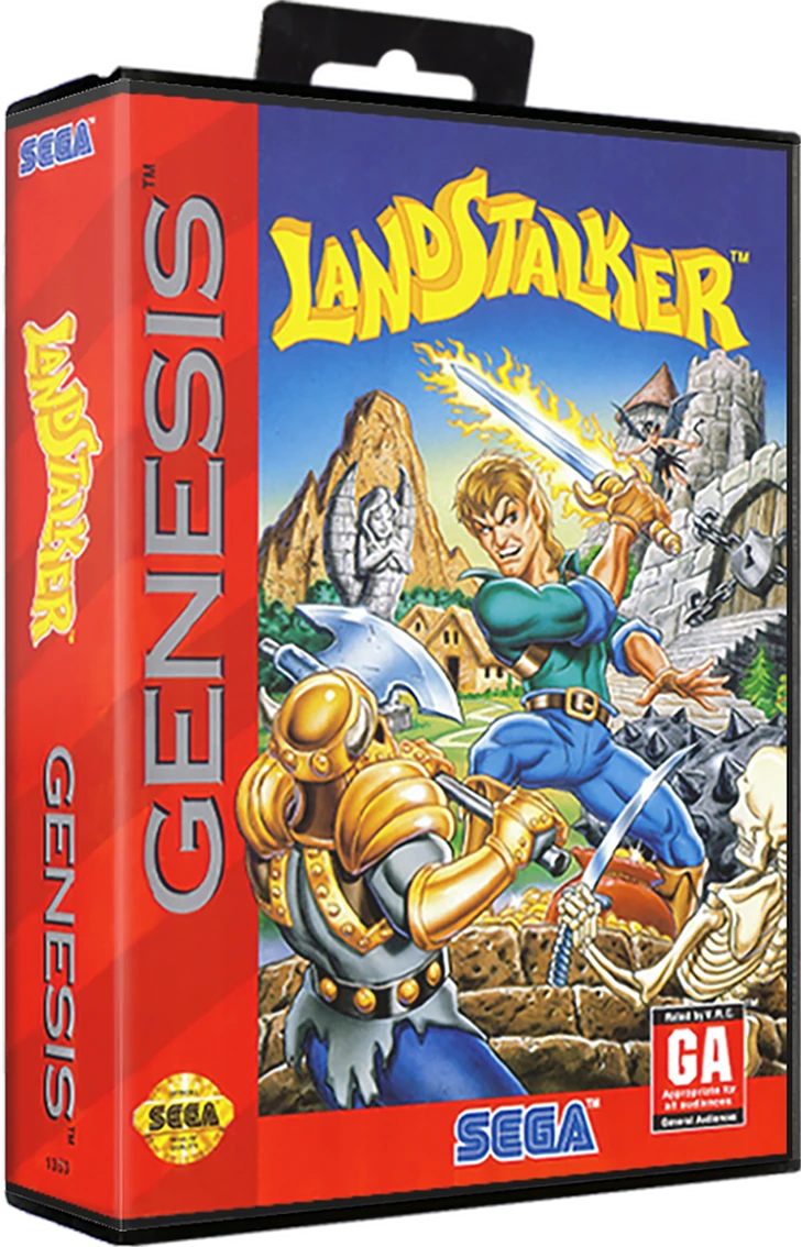 Landstalker: The Treasures of King Nole box art