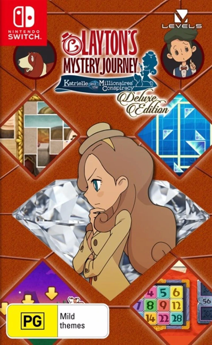 Layton's Mystery Journey: Katrielle and the Millionaires' Conspiracy box art