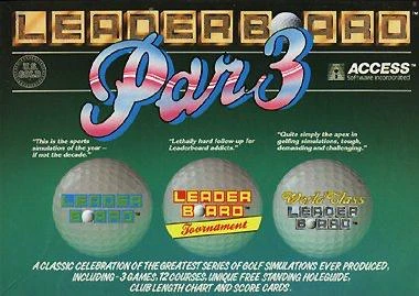 Leader Board Par 3 box art