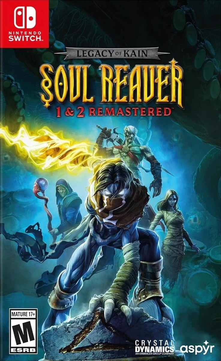 Legacy Of Kain Soul Reaver 1 & 2 Remastered box art