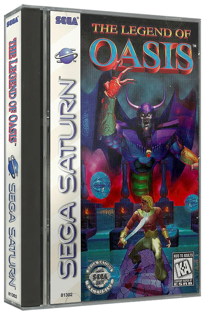 Legend of Oasis box art