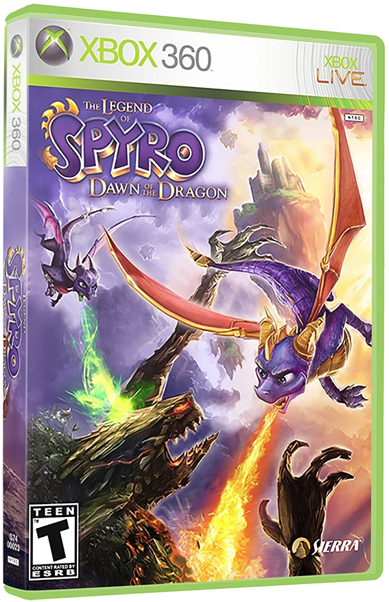 Legend of Spyro Dawn of the Dragon box art