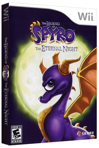 Legend of Spyro The Eternal Night box art