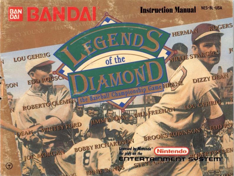 Legends of the Diamond box art