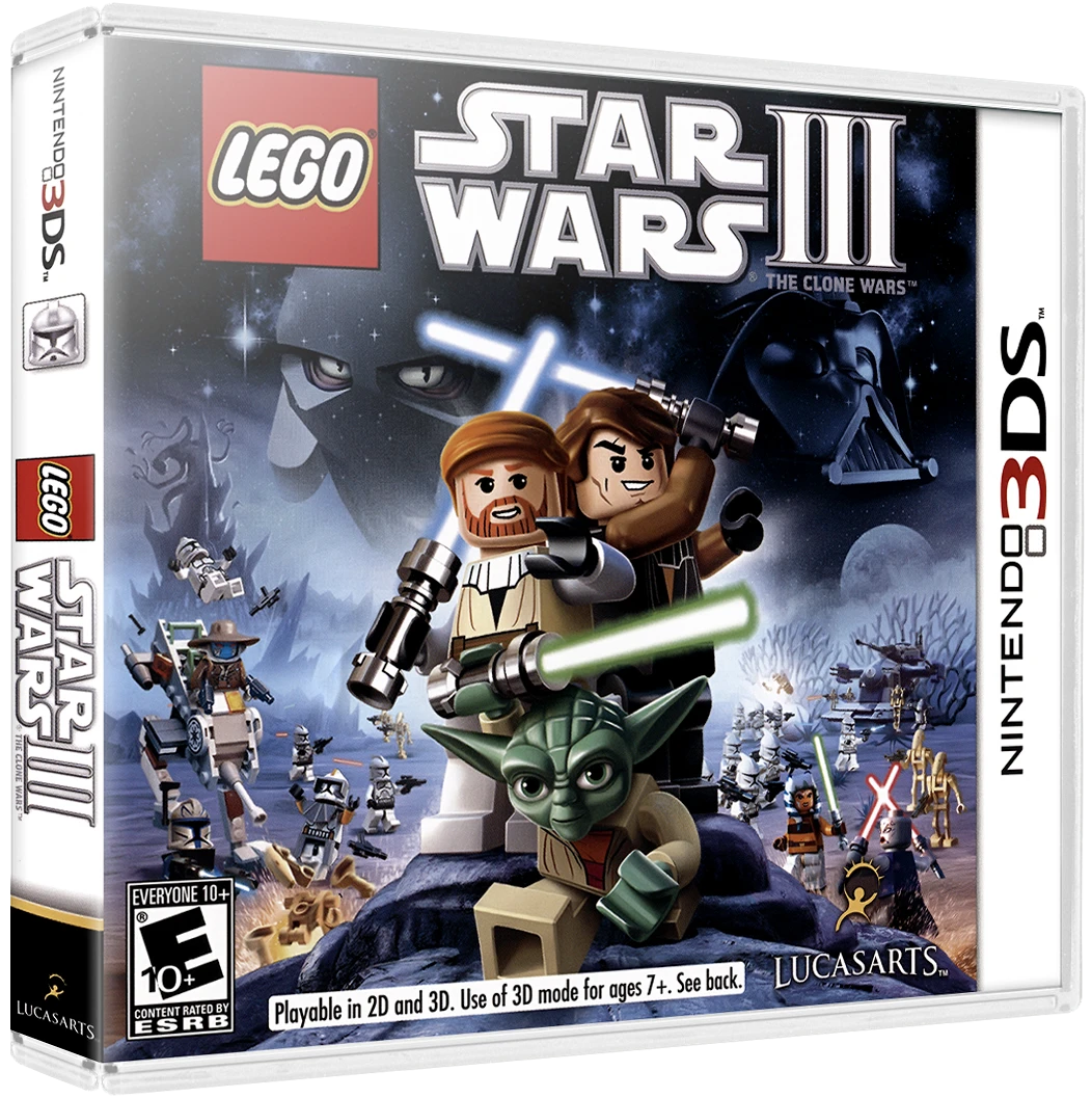 Lego Star Wars III: The Clone Wars box art