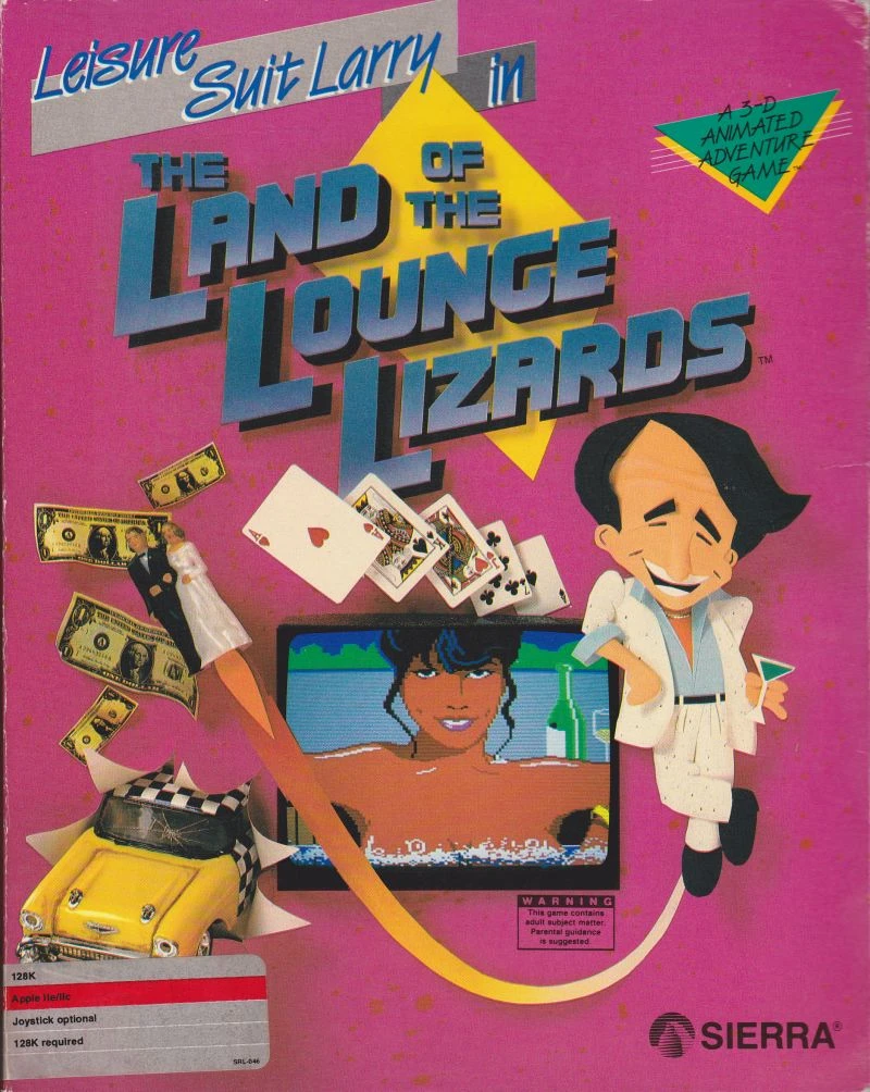 Leisure Suit Larry in the Land of the Lounge Lizards box art