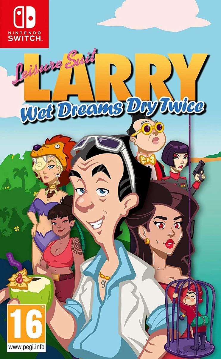 Leisure Suit Larry: Wet Dreams Dry Twice box art