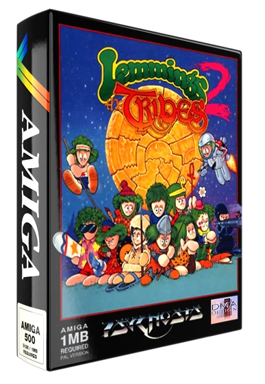 Lemmings 2 The Tribes box art