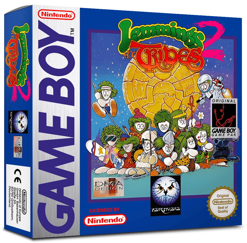 Lemmings 2: The Tribes box art
