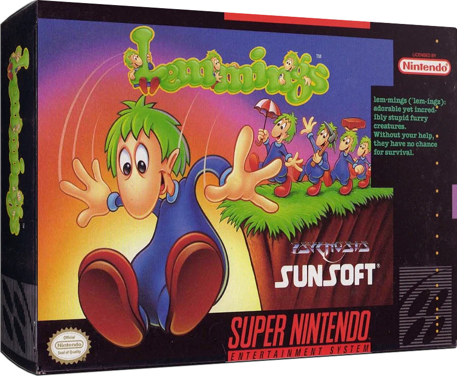 Lemmings box art