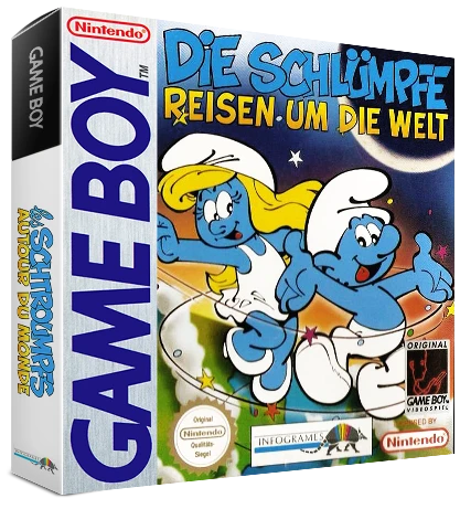 Les Schtroumpfs: Autour du Monde box art