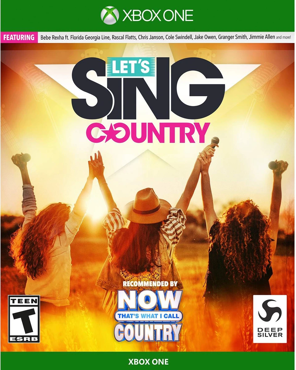Let's Sing: Country box art