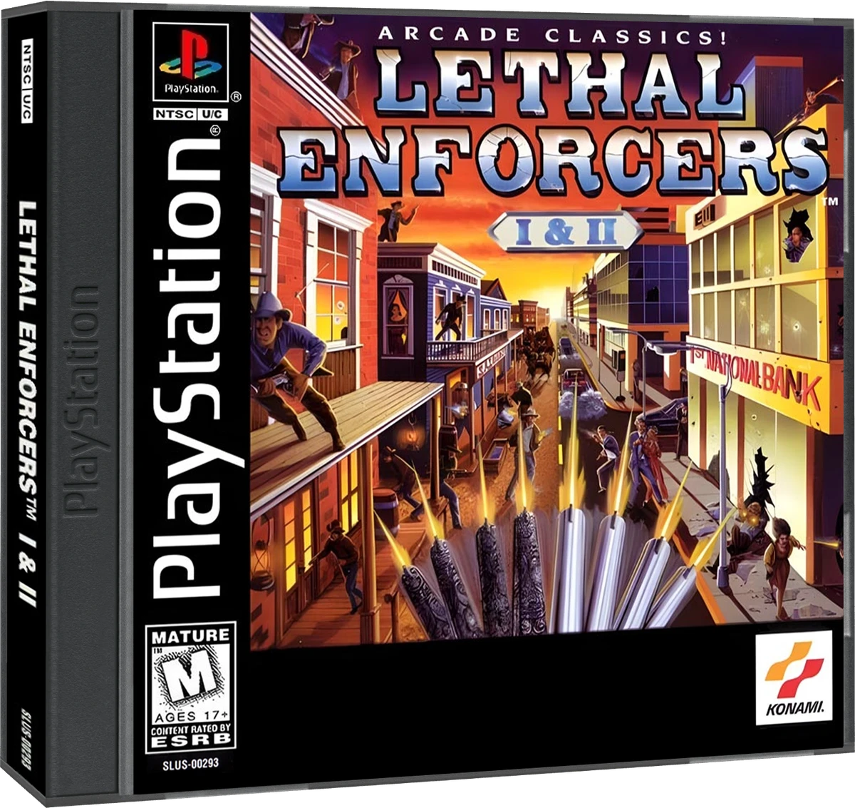 Lethal Enforcers Deluxe Pack box art
