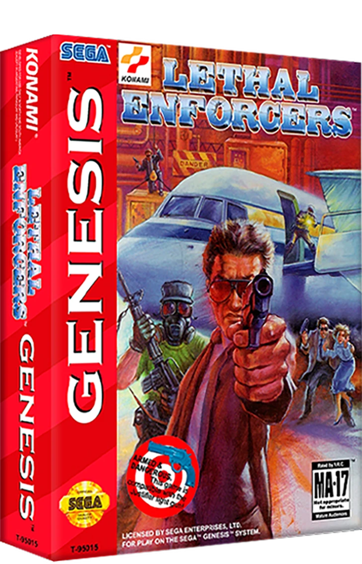 Lethal Enforcers box art