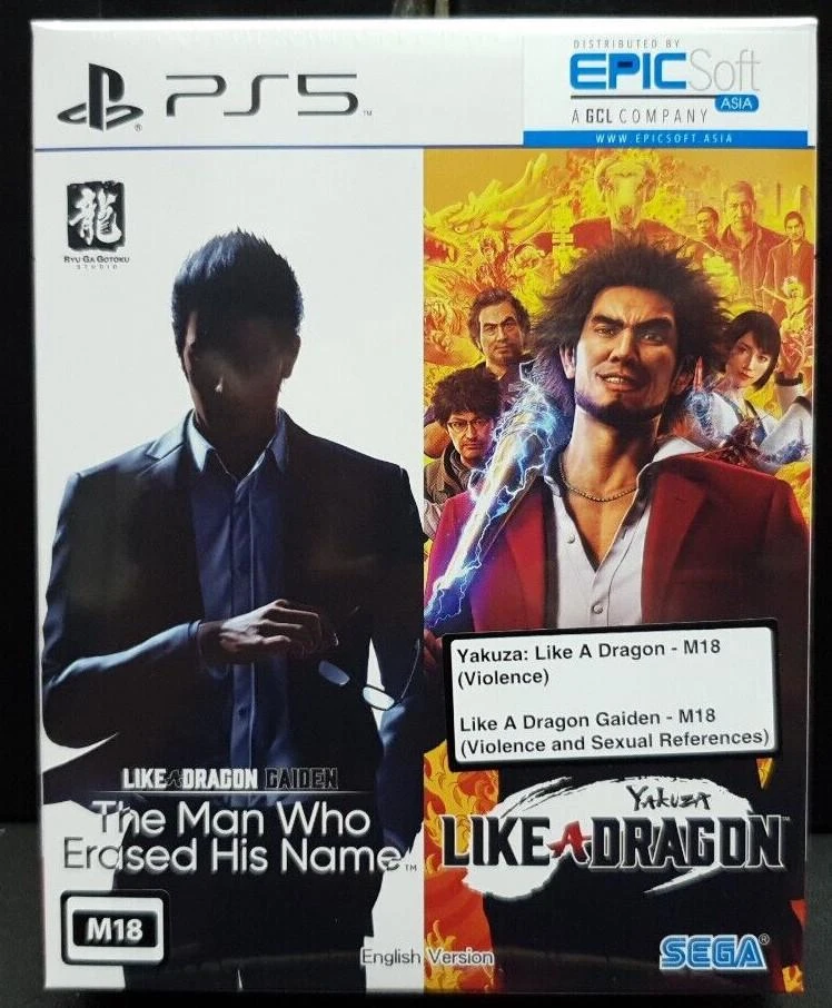Like a Dragon Gaiden & Yakuza: Like a Dragon Bundle box art