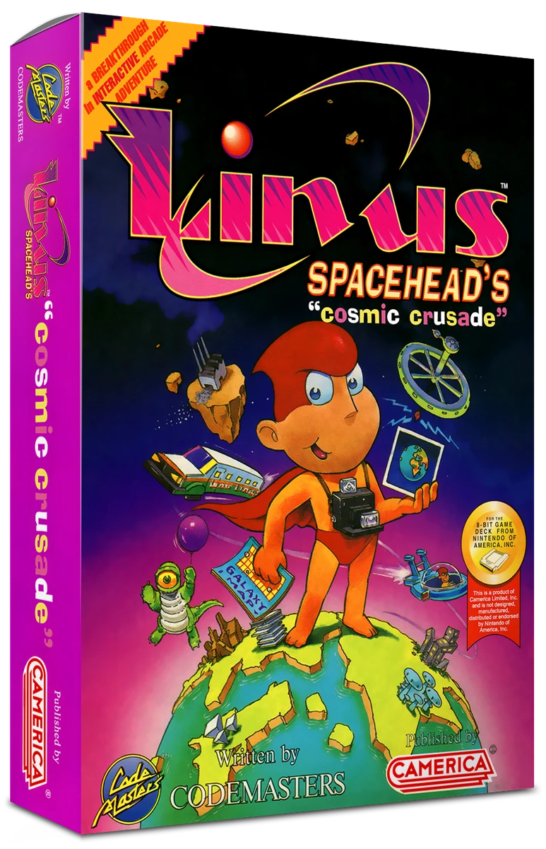 Linus Spacehead's Cosmic Crusade [Aladdin] box art