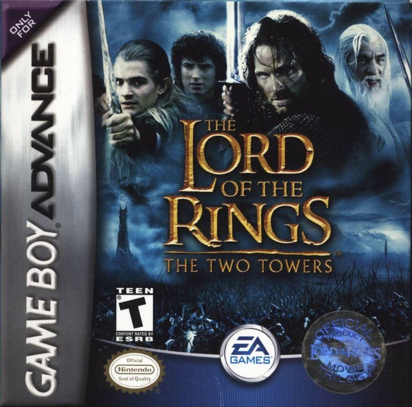 Lord of the Rings Two Towers box art