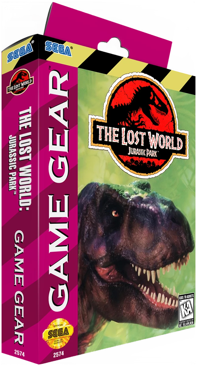 Lost World Jurassic Park box art