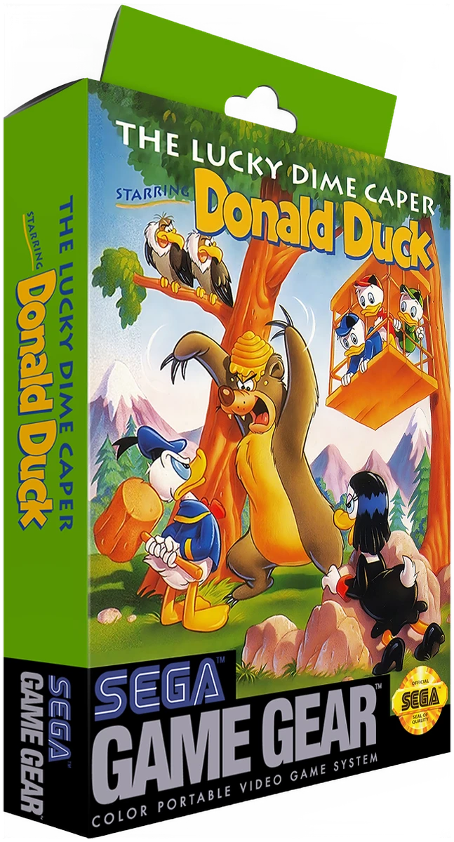 Lucky Dime Caper Starring Donald Duck box art