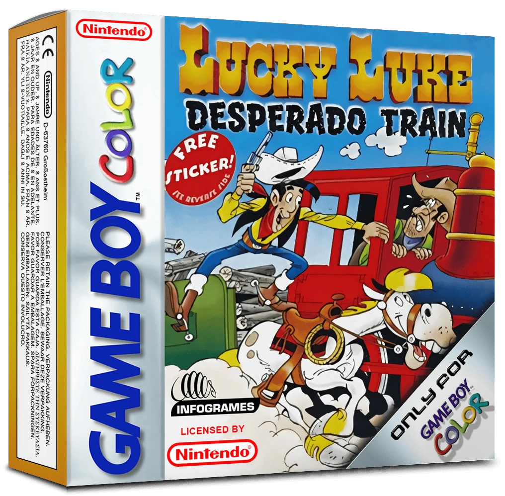Lucky Luke Desperado Train box art