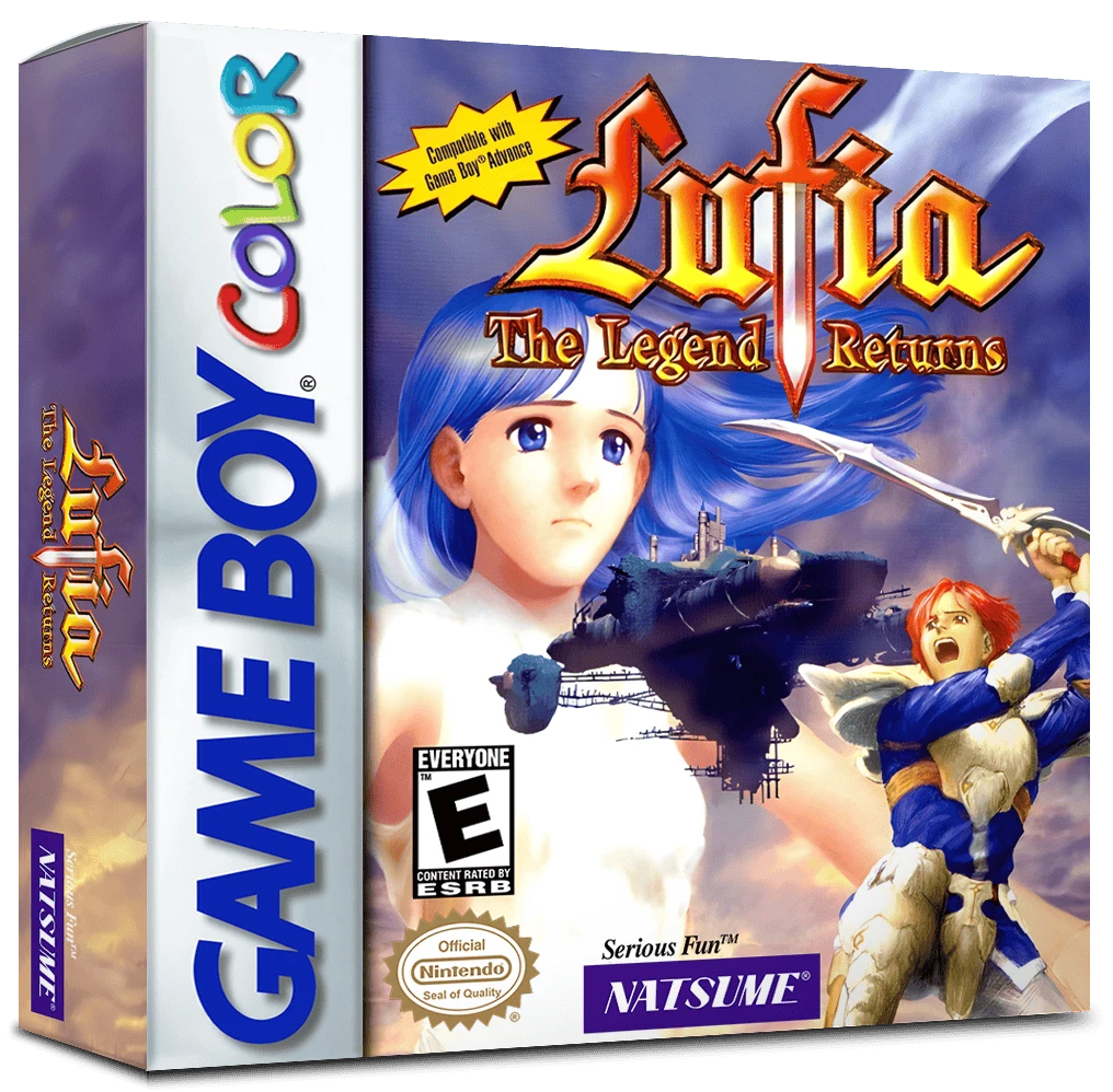 Lufia The Legend Returns box art