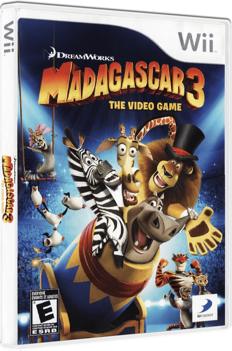 Madagascar 3: Europe's Most Wanted box art