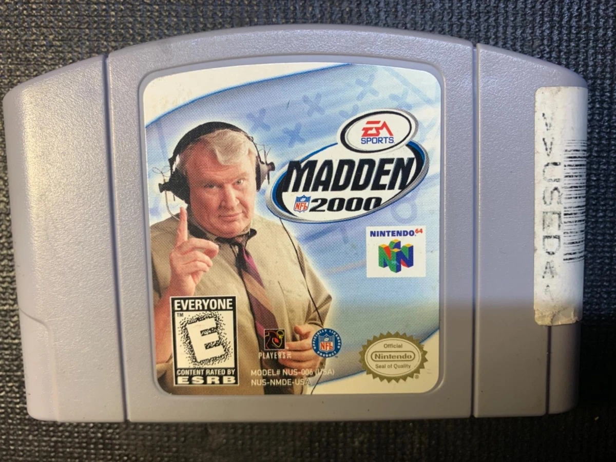 Madden 2000 box art