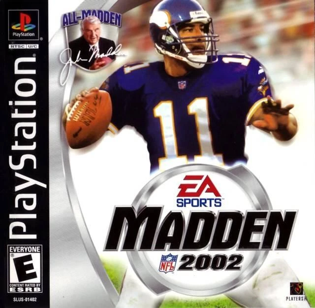 Madden 2002 box art