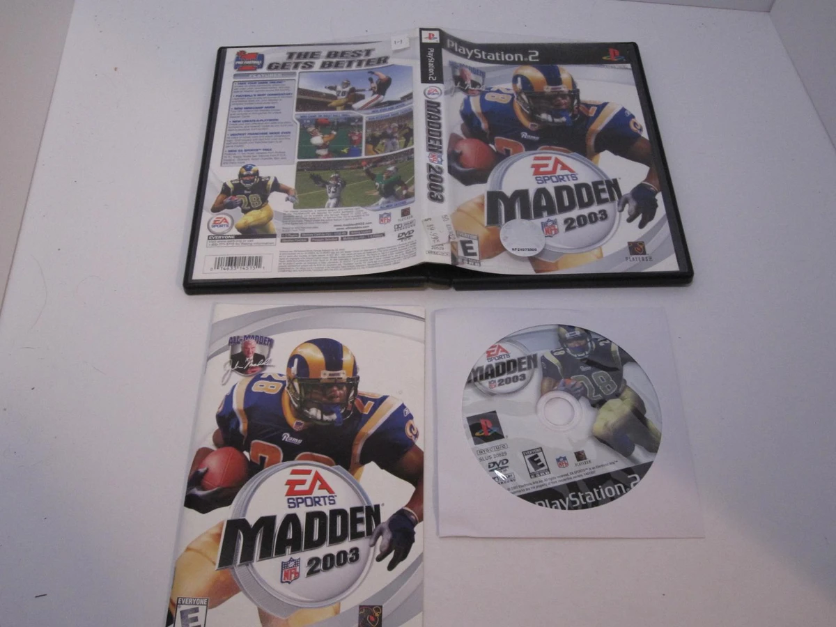 Madden 2003 box art