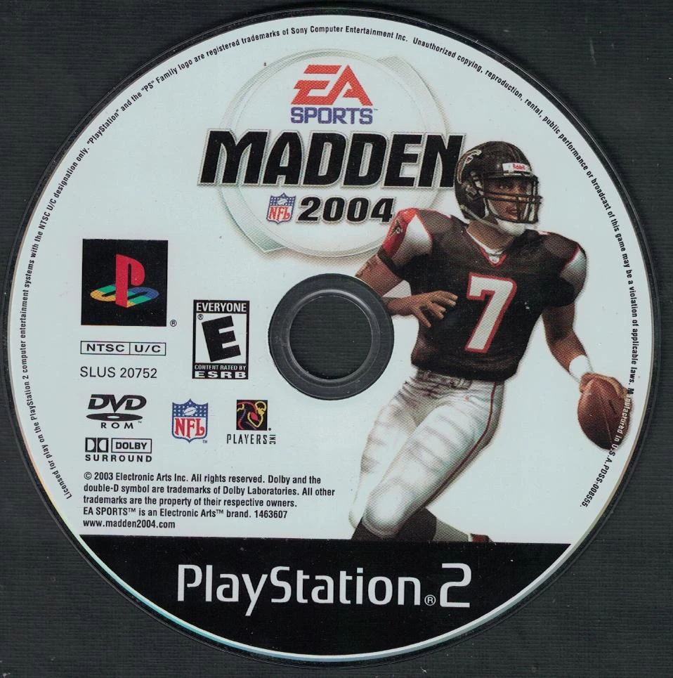 Madden 2004 box art