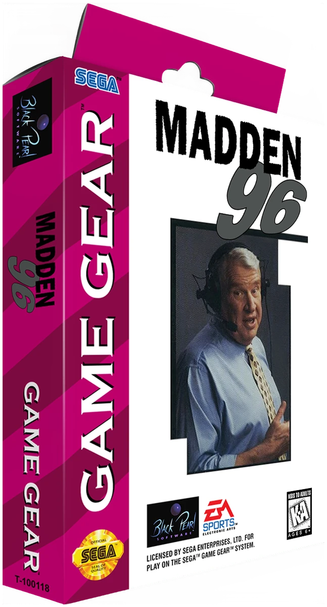 Madden 96 box art