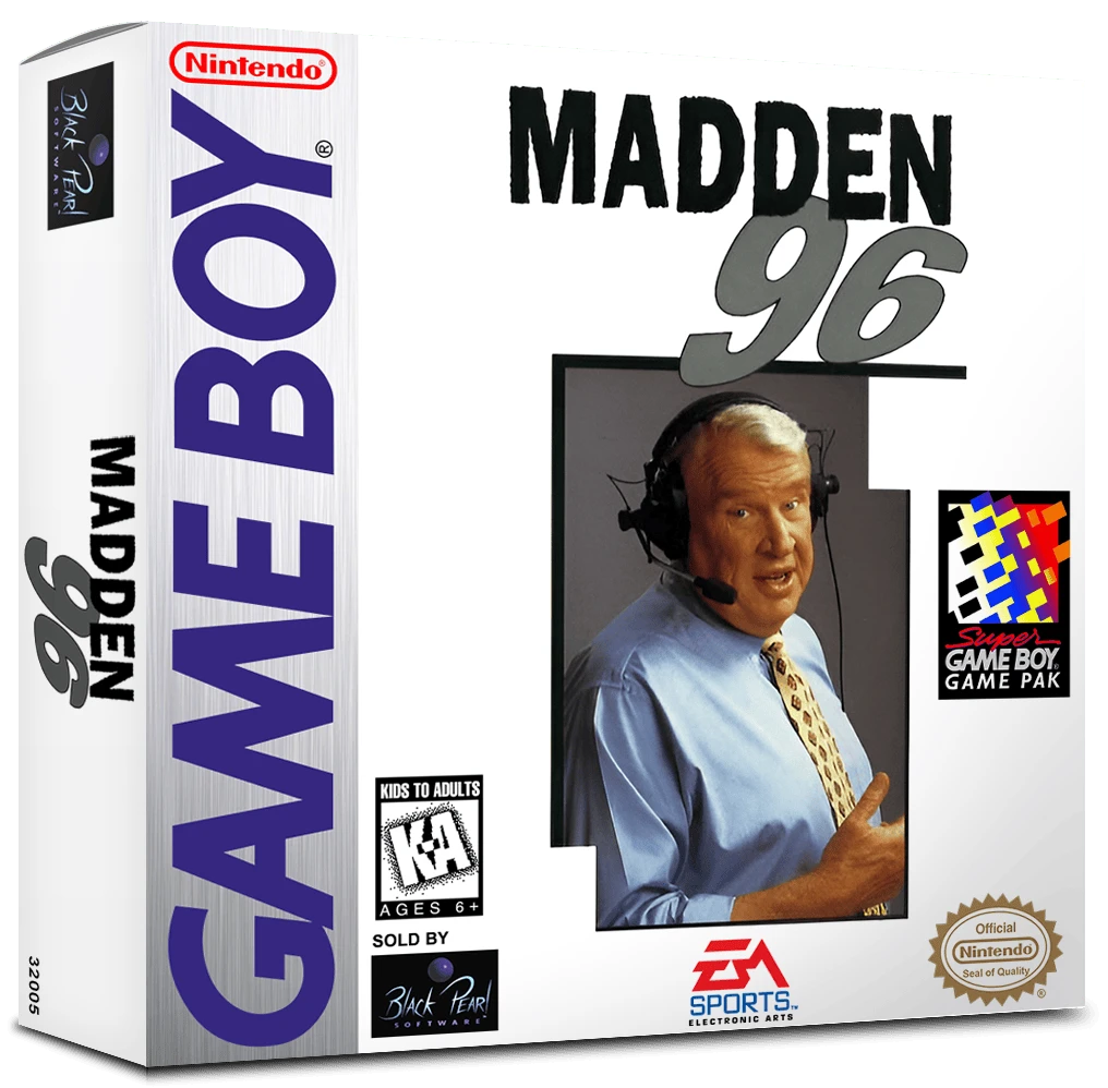 Madden 96 box art