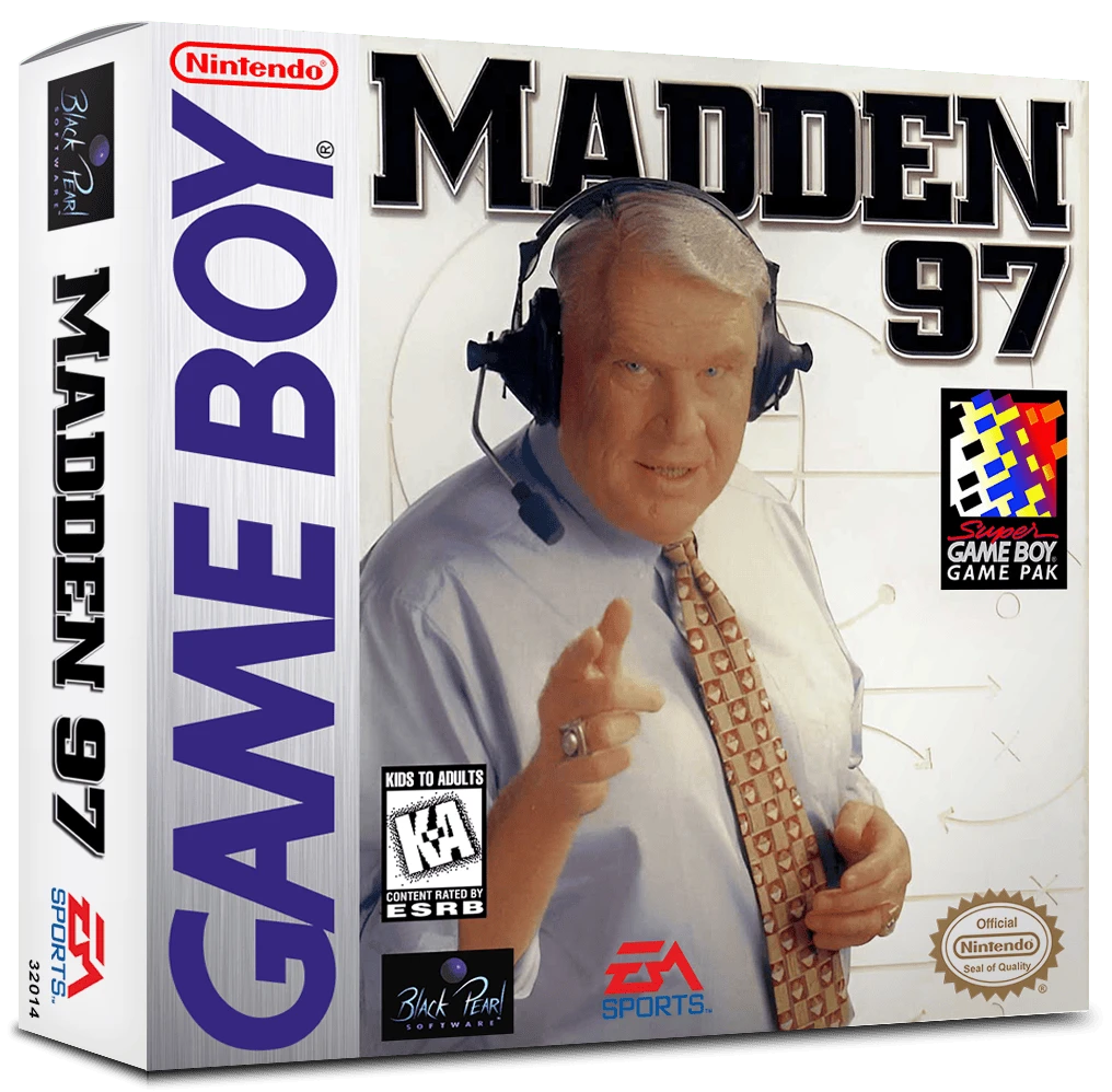 Madden 97 box art