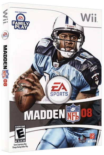 Madden NFL 08 box art