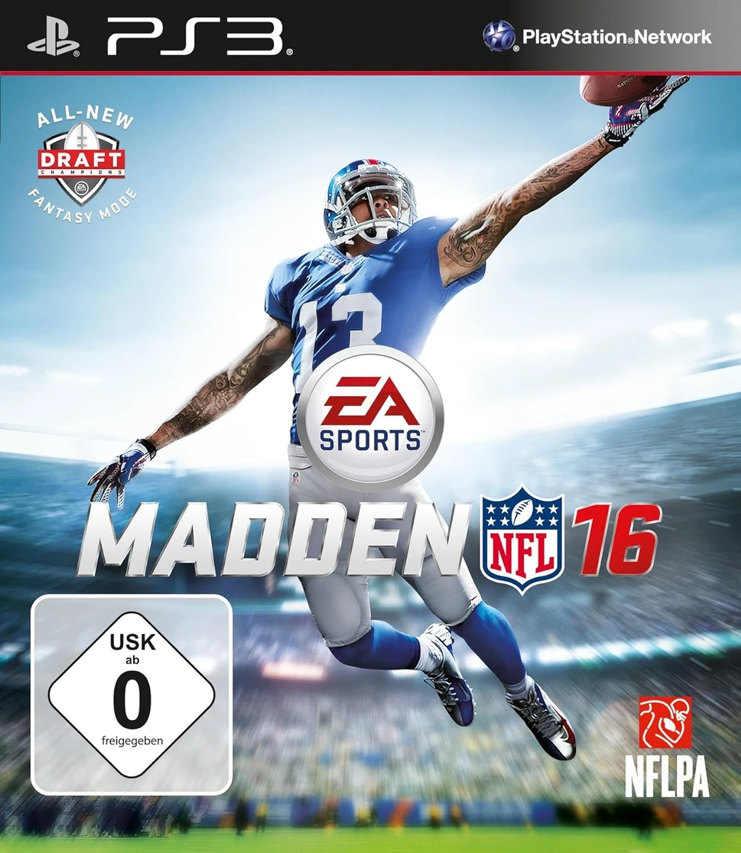 Madden NFL 16 box art