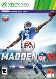 Madden NFL 16 box art