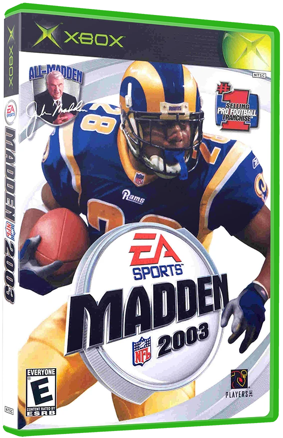 Madden NFL 2003 box art