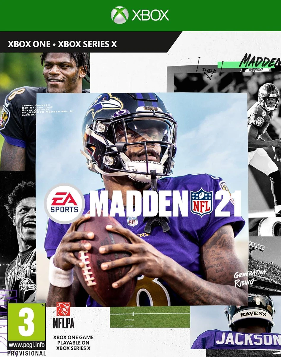 Madden NFL 21 box art