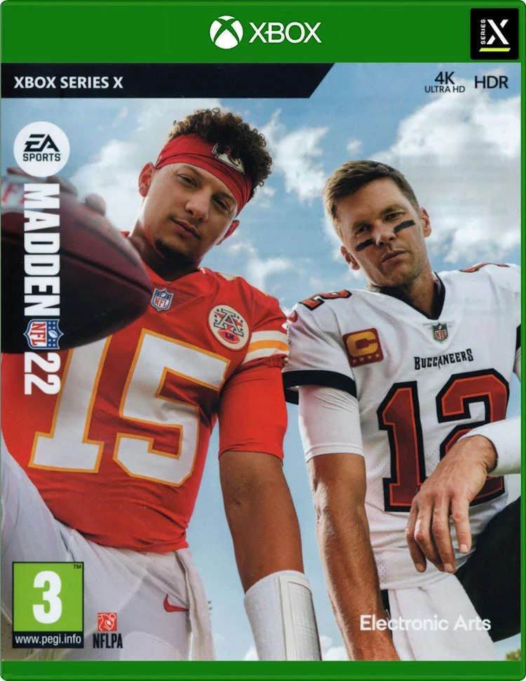 Madden NFL 22 box art