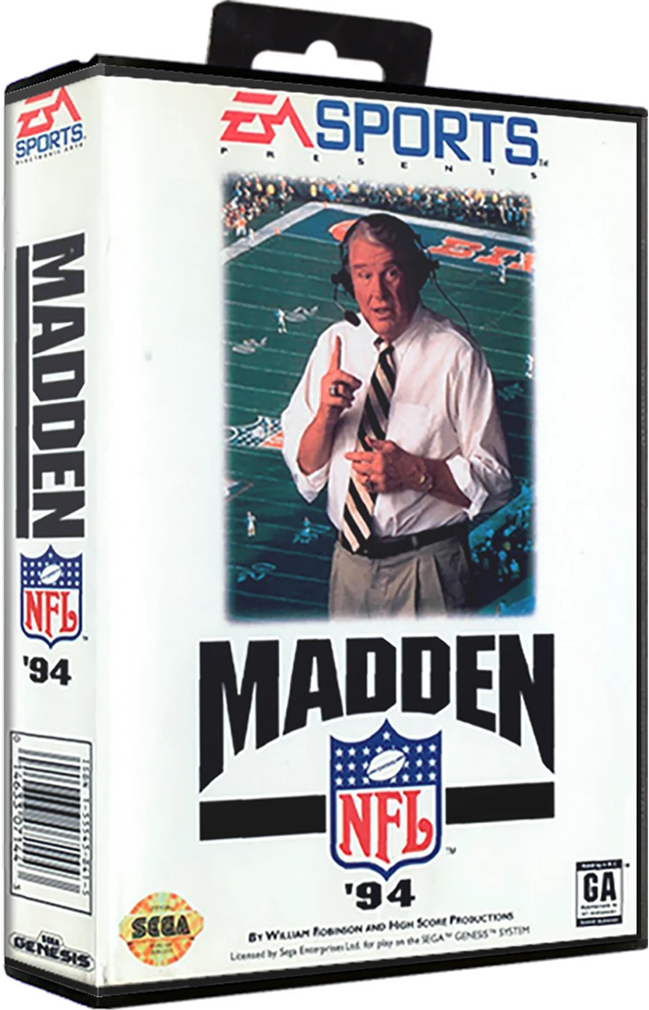 Madden NFL '94 box art