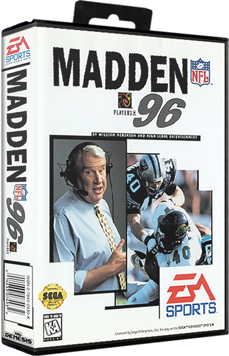 Madden NFL '96 box art