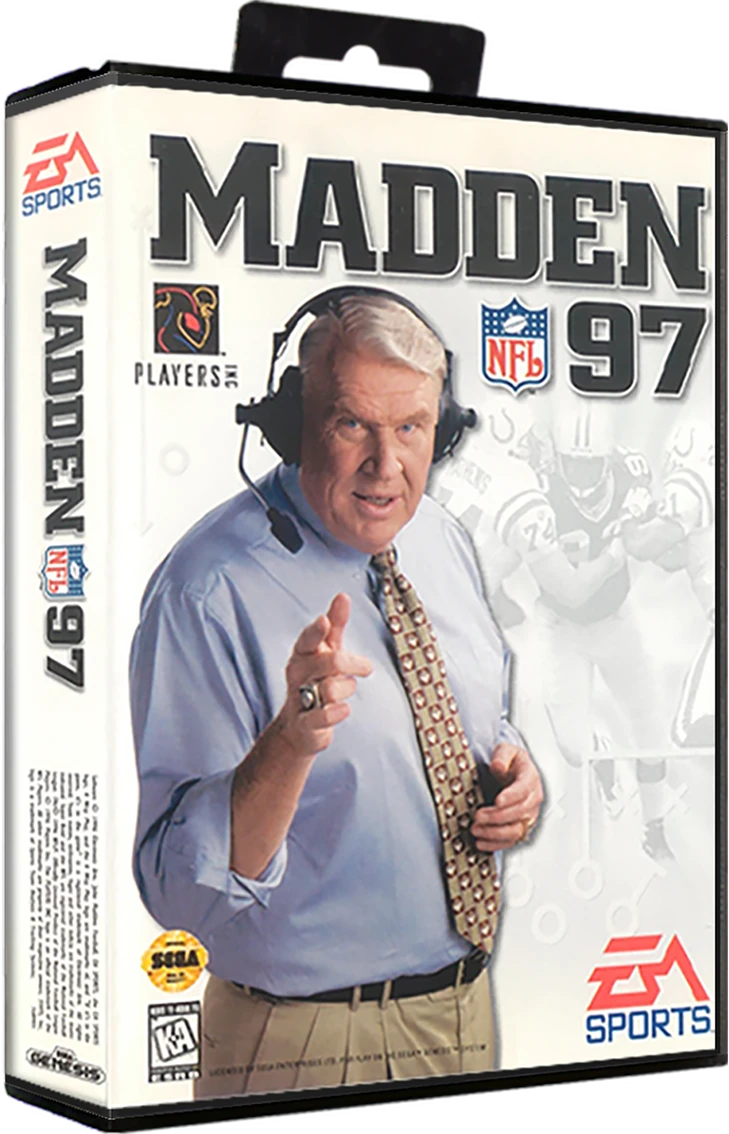 Madden NFL 97 box art
