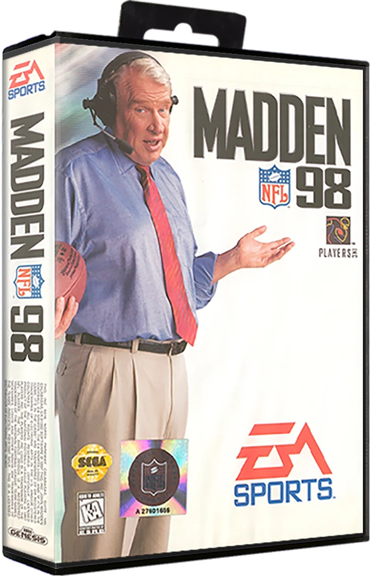 Madden NFL '98 box art