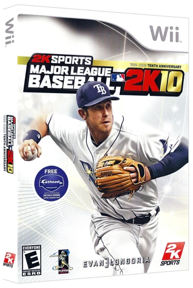 Major League Baseball 2K10 box art