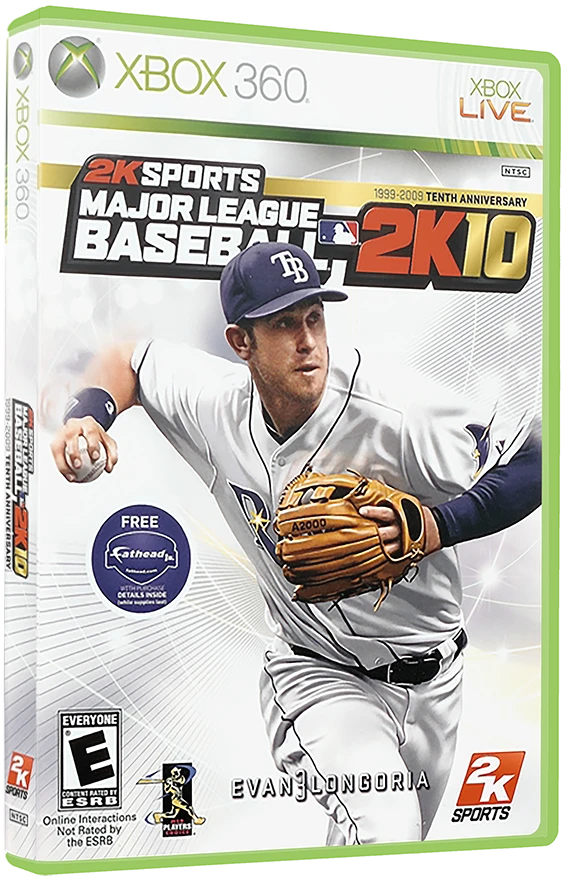 Major League Baseball 2K10 box art