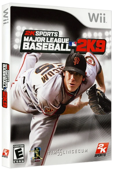 Major League Baseball 2K9 box art