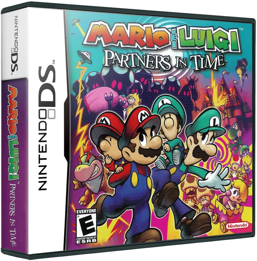 Mario and Luigi Partners in Time box art