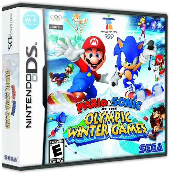 Mario & Sonic At The Olympic Winter Games box art